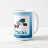 Mug Roches d'heure de ressources humaines (Devant droit)