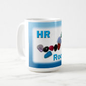 Mug Roches d'heure de ressources humaines (Devant gauche)