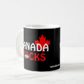 Mug Roches du Canada - se courbant (Devant gauche)