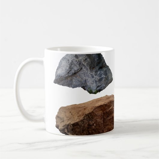 Mug Roches pierres calcaires de granit (Gauche)