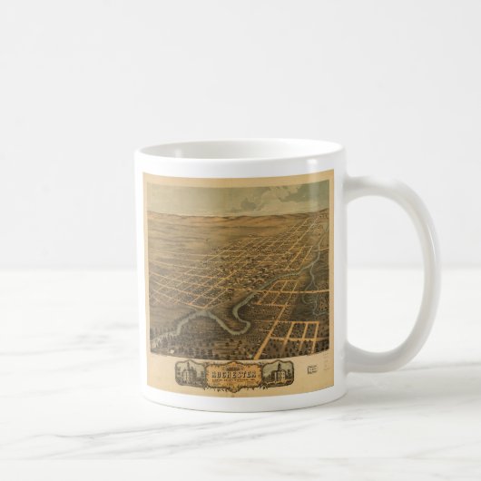 Mug Rochester Olmsted Comté Minnesota (1869) (Droite)