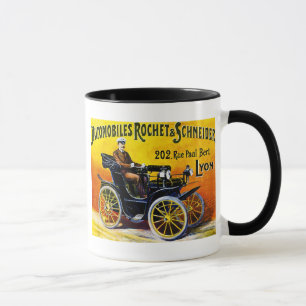 Mug Rochet et automobiles de Schneider - annonce