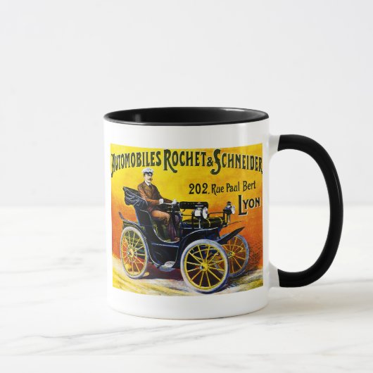 Mug Rochet et automobiles de Schneider - annonce (Droite)