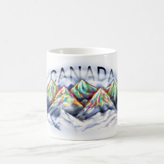 Mug Rocheuses canadiennes, aquarelle des Rocheuses