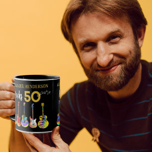 Mug Rock and Roll 50e anniversaire Funky Guitar