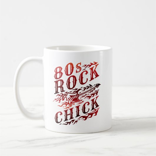 Mug Rock Chick Eighties 80s Music (Gauche)
