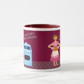 Mug Rock et Casserole Kitsch Fun Humour rétro (Centre)