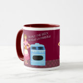 Mug Rock et Casserole Kitsch Fun Humour rétro (Devant gauche)