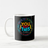 Mug Rock Le Jour De Test De L'Enseignant De Test Vous  (Gauche)
