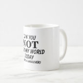 Mug Rock my world drôle de citation de gueule (Devant droit)