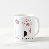 Mug Rock, Papier, Ciseaux (Devant droit)