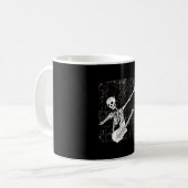 Mug Rock & Roll Skeleton Guitare Musique Lover Rocksta (Devant gauche)