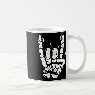 Mug Rock Skeleton Cool Rocker Halloween Hommes Femmes