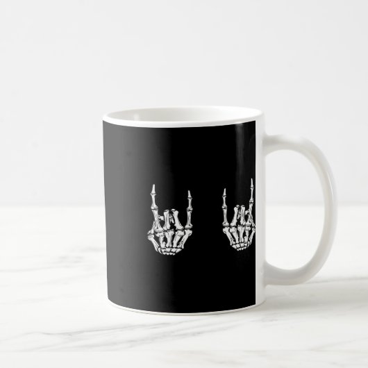 Mug Rock Star Rock Skeleton Hands Rockfun Hallow (Droite)