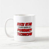 Mug Rock Star .. Technicien en pharmacie (Gauche)