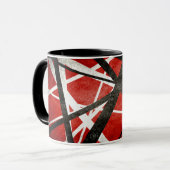 Mug Rock Stripes designer abstrait (Devant gauche)
