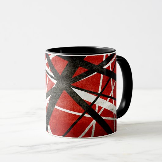 Mug Rock Stripes designer abstrait (Devant droit)