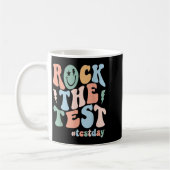 Mug Rock The Test Testing Day Retro Motivational Teach (Gauche)
