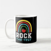 Mug Rock The Test Testing Day Retro Motivational Teach (Gauche)