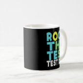 Mug Rock The Test Testing Day Staar Motivational Teach (Devant droit)