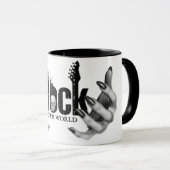 Mug Rock your world  (Devant droit)