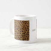Mug Rockabilly rab Empreintes de léopard Cadeaux et Ob (Devant gauche)