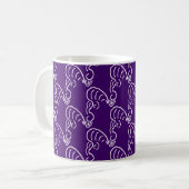 MUG ROCKABILLY YELL (VIOLET) (Devant gauche)
