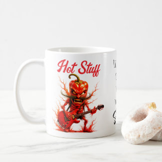 Mug Rocker aux piments rouges avec citation