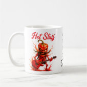 Mug Rocker aux piments rouges avec citation (Gauche)