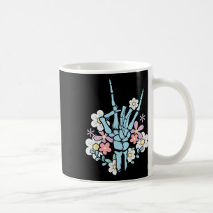 Mug Rocker Skeleton Casquette Skin Cool Halloween Punk