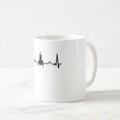 Mug Rocket Heartbeat Space Travel Don (Devant droit)