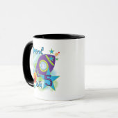 Mug Rocket Ship 5e Anniversaire T-shirts et cadeaux (Devant gauche)