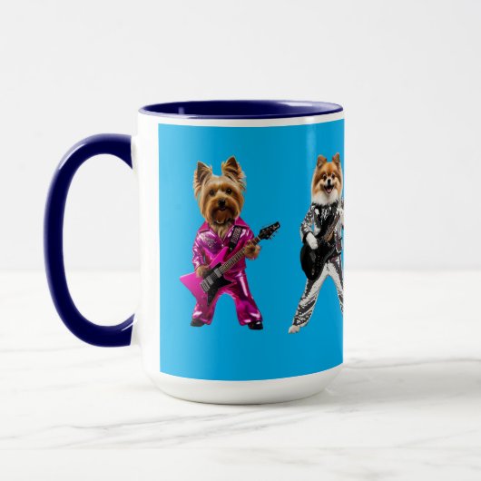Mug Rockeurs Chien Mignon Petit (Gauche)