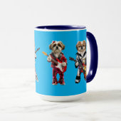 Mug Rockeurs Chien Mignon Petit (Devant droit)