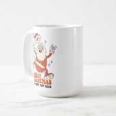 Mug Rockin' Santa Claus - Un Noël joyeux et bruyant (Devant gauche)