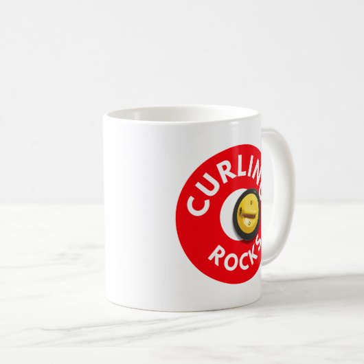 Mug Rocks de curling (Devant droit)