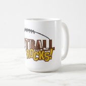 Mug Rocks de musique/football (Devant droit)