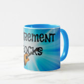Mug Rocks de retraite—conception de guitare personnali (Devant droit)