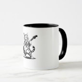 Mug Rockstar Cat Guitar Solo – Funny Music Lover Gift (Devant droit)
