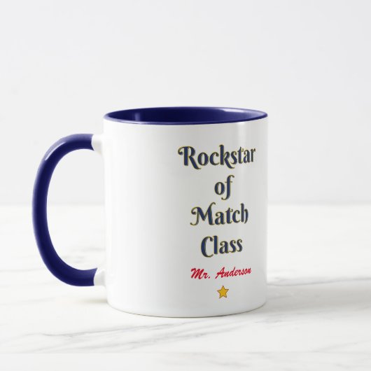 Mug Rockstar de la classe de match (Gauche)