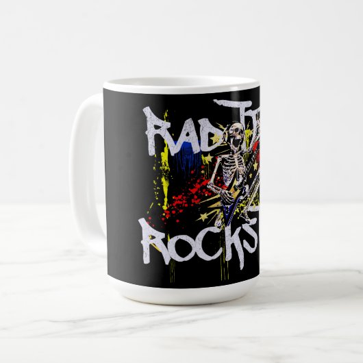 Mug Rockstar de Rad Tech moderne (Devant gauche)