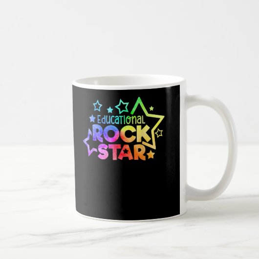 Mug ROCKSTAR ÉDUCATIF Drôle enseignant retour à l'écol (Droite)