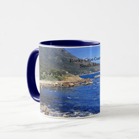 Mug Rocky Cape Coastline, S. Africa, (Devant gauche)