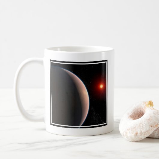 Mug Rocky Exoplanet Gj 486 B Orbitant Une Étoile Naine (Avec donut)