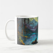 Mug Rocky Mountain Grey Wolf Art (Gauche)