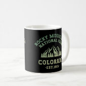 Mug Rocky Mountain National Park Colorado USA Gradient (Devant droit)