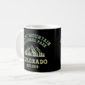 Mug Rocky Mountain National Park Colorado USA Gradient (Devant gauche)