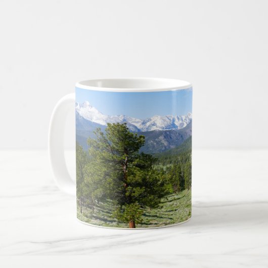 Mug Rocky Mountain View Paysage Pittoresque (Devant gauche)