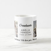 Mug Rococo Motif Félicitations Graduate 2 Photos (Centre)