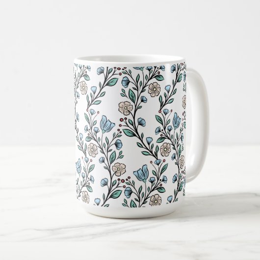 Mug Rococo pattern (Devant droit)